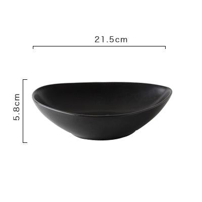 Black Ceramic Plates, Plates - Sketch Commercial Hospitality Furniture