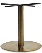 1 x Brass Rome - Round Table Base, Table Base - Sketch Commercial Hospitality Furniture